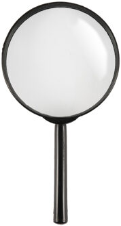 Speelgoed vergrootglas zwart 17,5 cm