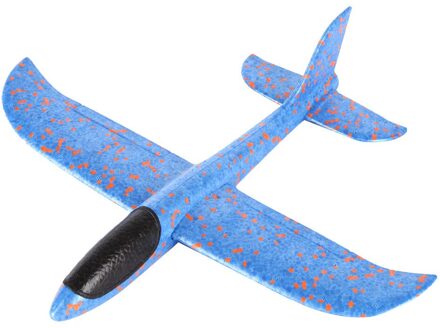 Speelgoed Voor Jongens Hand Gooien Gratis Fly Glider Planes Foam Vliegtuigen Model Epp Breakout Vliegtuigen Party Game Kinderen Outdoor Fun blauw