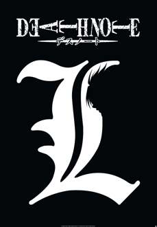 Speelgoed | Wall Scrolls & Posters - Death Note - Poster L Symbol (98x68)