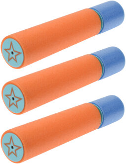 Speelgoed waterpistool van foam - 3x - 20 cm - Foam waterspuiters