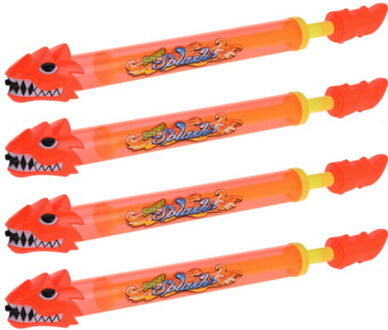 Speelgoed waterspuit draak - 5x - 51 cm - waterpistool - buitenspeelgoed spuit
