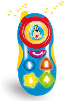 speelgoedtelefoon Bumba 16 cm blauw