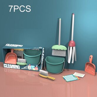 Speelhuis Speelgoed Kinderen Educatief Simulatie Jongen En Meisje Training Schoonmaken Tool Set Top Stuff Dingen Voor Reiniging Voor kids 7pcsA