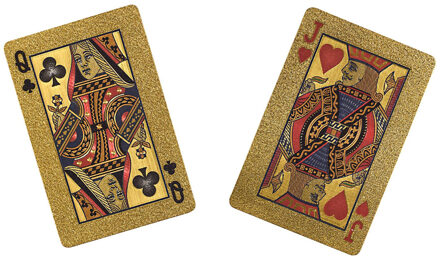 Speelkaarten - 54 kaarten - goud - klassiek - kaartspel