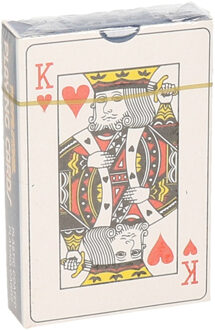 Speelkaarten - geplastificeerd - blauw - kaartspellen pesten/pokeren - spelletjes