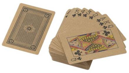 Speelkaarten Gerecycled Papier