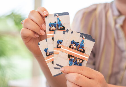 Speelkaarten met gepersonaliseerde achterkant Foto
