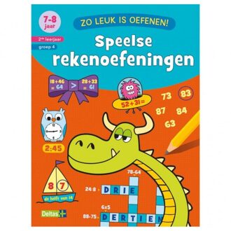 Speelse rekenoefeningen / 7-8 jaar 2de leerjaar groep 4 - Boek ZNU (9044746243)