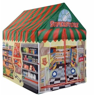 Speeltent/speelhuis supermarkt - speelgoed huisje - 72 x 95 x 102 cm - Speeltenten Multikleur