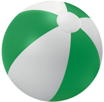 Speeltijd opblaasbare strandbal Groen - One size