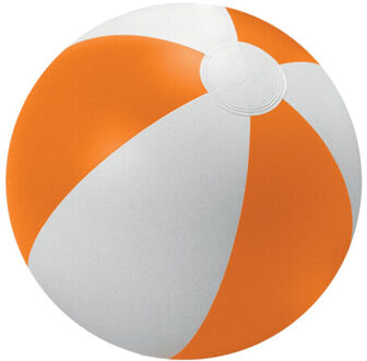 Speeltijd opblaasbare strandbal Oranje - One size