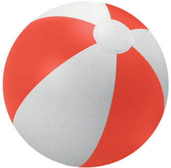 Speeltijd opblaasbare strandbal Rood - One size