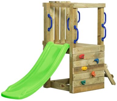 Speeltoestel Glijbaan Irma Small Appelgroen 70x185x120cm