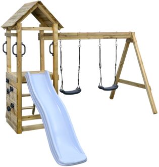 Speeltoestel Maria Met Glijbaan Pastel Blauw