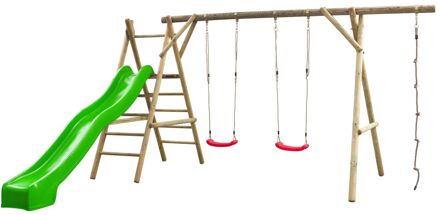 Speeltoestel Met Glijbaan Noortje Appelgroen 300cm
