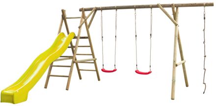 Speeltoestel Met Glijbaan Noortje Geel 300cm