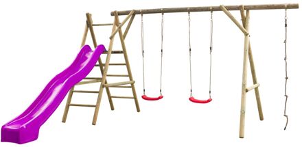 Speeltoestel Met Glijbaan Noortje Paars 300cm