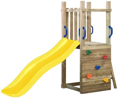 Speeltoestel Met Glijbaan Tour Irma Geel 175cm