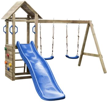 Speeltoestel Met Glijbaan Tour Maria Blauw 175cm