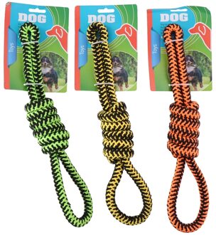 speeltouw voor honden - hondenspeelgoed - stevige touw 350mm lengte