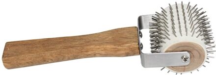 Speelwiel Ontzegeld Vork Gear Bee Honingraat Hark Naald Roller Honing Extraheren Tool Bijenteelt Levert Gereedschap