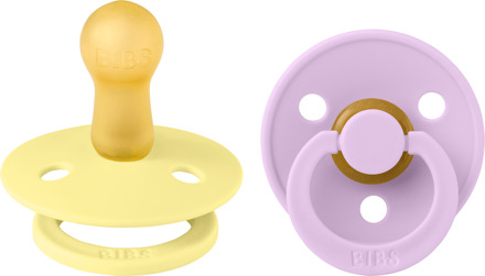 Speen BIBS Colour 2 PACK Latex Size 2 Sunshine/Violet Sky 2 st