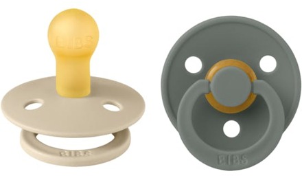 Speen BIBS Colour Latex Size 2 Vanilla/Pine 2 st