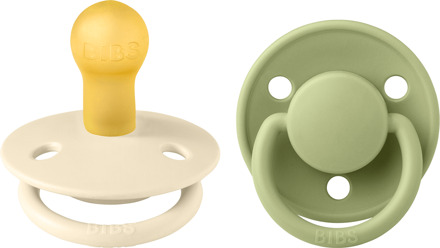 Speen BIBS De Lux 2 Pack Latex Size 1 Ivory/Sage 2 st
