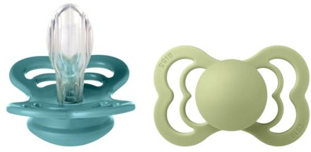 Speen BIBS Supreme Silicone Size 2 Island Sea/Sage 2 st