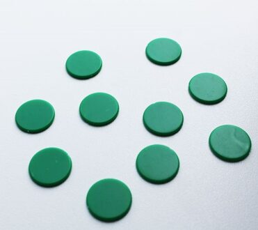 Spel Fiches 22mm Groen (10 stuks)