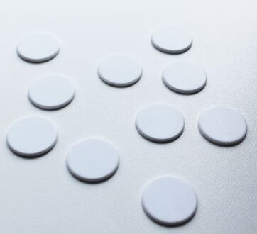 Spel Fiches 22mm Wit (10 stuks)