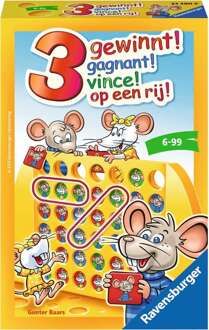 Spel Ravensburger pocket 3 op een rij