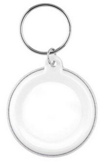 Speld sleutelhanger Wit - One size