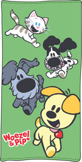 Spelen Groen - Strandlaken - 75 X 150 Cm - Multi Multikleur