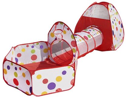 Spelen Tent Opvouwbare Ronde Tunnel Tent Drie-Delige Set Oceaan Ballenbad Indoor/Outdoor Speelhuis Ballenbad speelgoed Voor Baby Kinderen