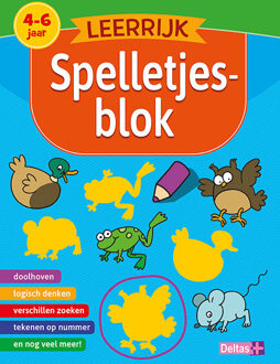 Spelletjesblok (4-6 j.) - Boek ZNU (9044750992)
