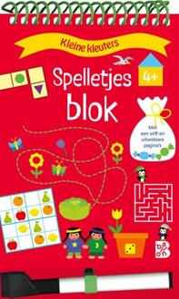 Spelletjesblok Met Viltstift 4+ - Kleine Kleuters