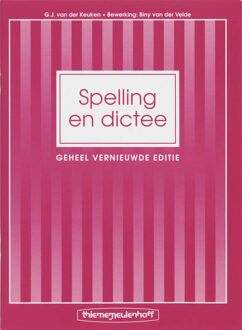 Spelling en dictee - Boek G.J. van der Keuken (9003216185)