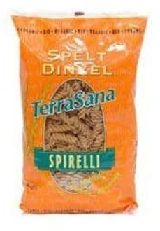 Spelt Pasta Spirelli - 500 Gram TerraSana