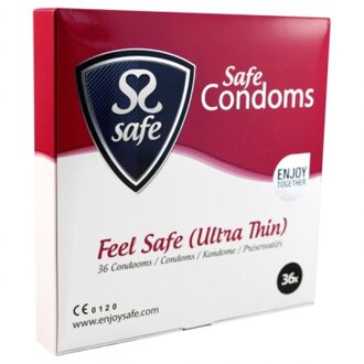 Spero Condooms - Ultra Dun - Feel Safe Ultra Thin - 36 stuks