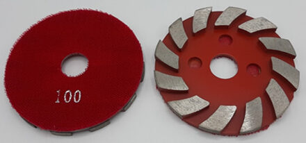 Spero Diamant slijpschijf | Korrel 100 | 100mm, beton, terrazzo & hardsteen - DK04100