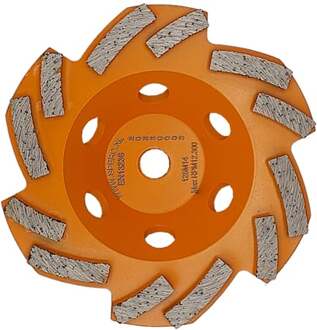 Spero Fijn dubbele snake diamant komslijpschijf | Ø125mm | beton | M14 | H=40mm TBV SPHS1001B-PR - ECW125M40