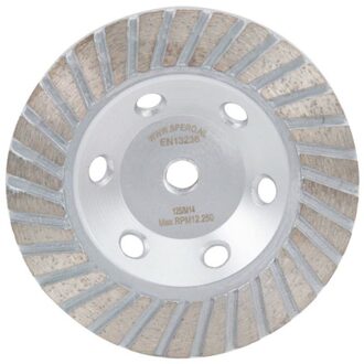 Spero Fijn turbo diamant komslijpschijf | Ø125mm | beton | M14 | H=40mm | TBV SPHS1001B-PR - SPT125M40