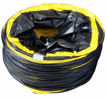 Spero Flex luchtslang axiaal ventilator | 300mm x 10Mtr incl. slangenklem - SBLFD30cx10m