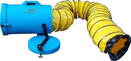 Spero Flex luchtslang axiaal ventilatoren | 330mm x 7.5Mtr incl. koker - SBL4001A