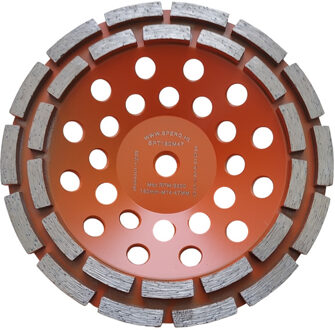 Spero Grof dubbele rij diamant komslijpschijf | Ø180mm | hard beton | M14 | H=47mm | TBV SPHS2001B-PR - SPT180M47H