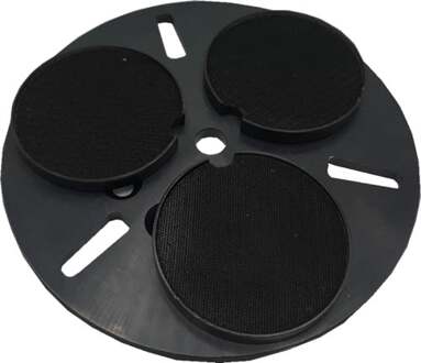 Spero SPBS250VPP 3 x 100 mm Polijst en Schuurschijven opnamebord | 254 mm | Excl. slijp & polijstschijven SPBS250VPP
