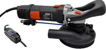 Spero SPHS1001W | Polijstmachine | 1400Watt | Nat gebruik | met verende stofkap & afneembare neus - SPHS1001W