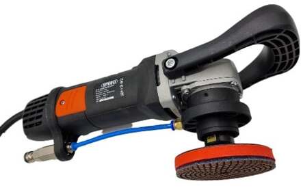 Spero SPHS1001WS | Polijstmachine | 1400Watt | Nat gebruik | 100mm M14 padhouder | met 10mm foam SPHS1001WS