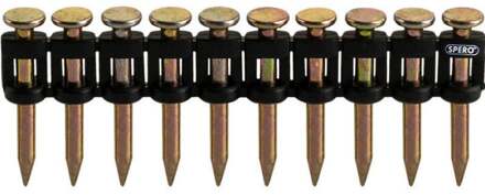 Spero Stalen nagels extra hard 25mm | 500 stuks, beton, staal, steen, etc. TBV gasschiethamers - SPE725MM
